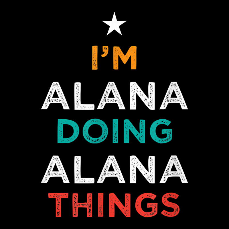 I'm Doing Alana Things Funny Name Humor Nickname Sarcastic T Shirt Men's Long Sleeve Pajama Set by cm-arts | Artistshot