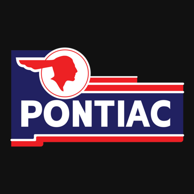 Retro Pontiac Classic Car Dealership Sign Metal Print Square | Artistshot