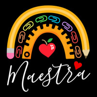 Maestra Cute Rainbow Regalos Para Maestra Bilingue Teache Long Sleeve Shirts | Artistshot