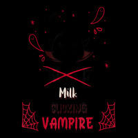 Cute Doodle Milk Sucking Vampire Halloween Costume For Kids T Shirt Cropped Sweater | Artistshot