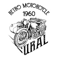 Womens Retro Motorcyle 1960 Ural Vintage Sidecar Motorbike V Neck T Sh Zipper Hoodie | Artistshot