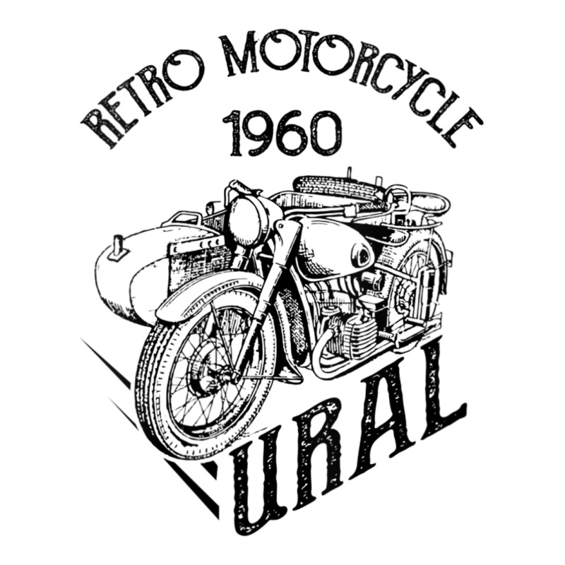 Womens Retro Motorcyle 1960 Ural Vintage Sidecar Motorbike V Neck T Sh Zipper Hoodie by vacheu | Artistshot