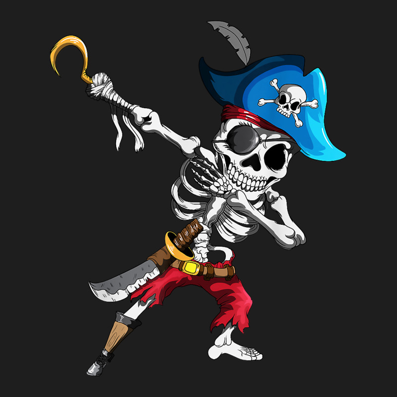 Dabbing Pirates Skeleton Eye Flap Pirate Ship Halloween T Shirt Classic T-shirt | Artistshot