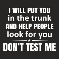 I Will Put You In The Trunk And Help People Look For Ladies Fitted T-shirt | Artistshot