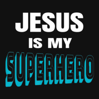 Jesus Is My Superhero Christian Preachers Worship Baby Bibs | Artistshot