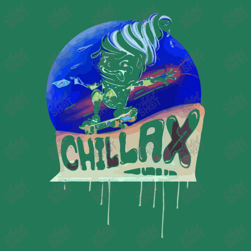 Chillax Skateboarding Summer Soft Serve Ice Cream Cone Ladies Fitted T-Shirt by danukembar | Artistshot