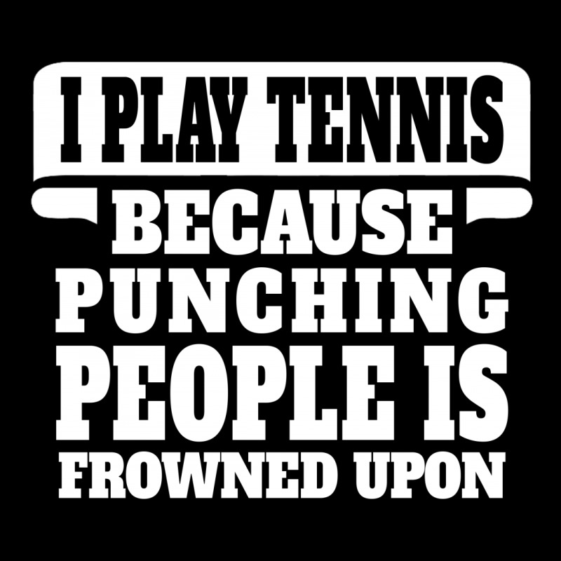 I Play Tennis Punching People Is Frowned Upon Cropped Sweater | Artistshot