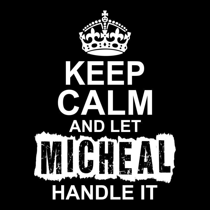 Keep Calm And Let Michael Handle It Cropped Sweater by tshiart | Artistshot