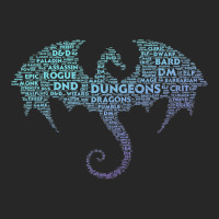 Dragon Word Art  Dungeon Crawler  Rpg Dm Gaming T Shirt Men's T-shirt Pajama Set | Artistshot