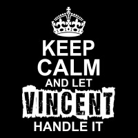 Keep Calm And Let Vincent Handle It Cropped Sweater | Artistshot