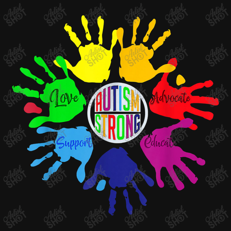 Awareness Sign Language Hand Puzzle Support Baby Bibs by nandhinidi | Artistshot