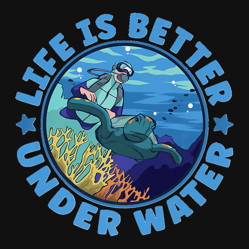 Life Is Better Under Water Marine Biology Scuba Diver Premium T Front Car Mat | Artistshot