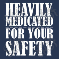 Heavily Medicated For Your Protection Funny Ladies Denim Jacket | Artistshot