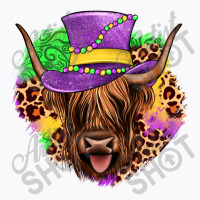 Highland Cow Mardi Gras T-shirt | Artistshot