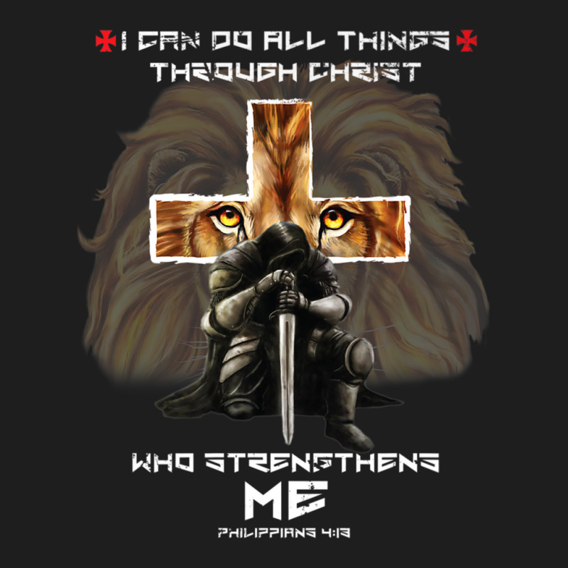 Lion Of Judah On Back Christian Verse Men Dad Classic T-shirt | Artistshot