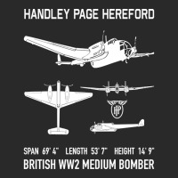 Handley Page Hereford Bomber British Ww2 Plane Cutout Silhouettes Gift Printed Hat | Artistshot