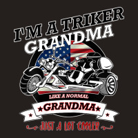 Womens Triker Grandma With A Trike And Usa Flag Tank Top | Artistshot