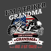 Womens Triker Grandma With A Trike And Usa Flag Vintage T-shirt | Artistshot