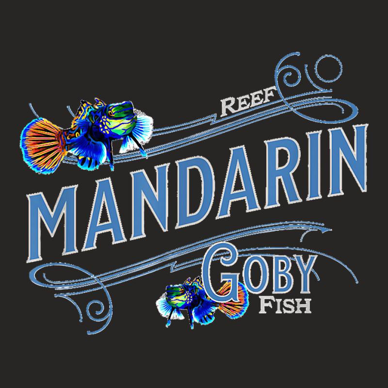 Mandarin Goby Reef Saltwater Ocean Aquarium Fish Lovers T Ladies Fitted T-Shirt by cm-arts | Artistshot