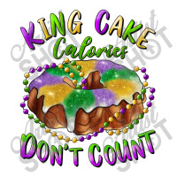 Mardi Gras King Cake Calories Don't Count V-neck Tee | Artistshot