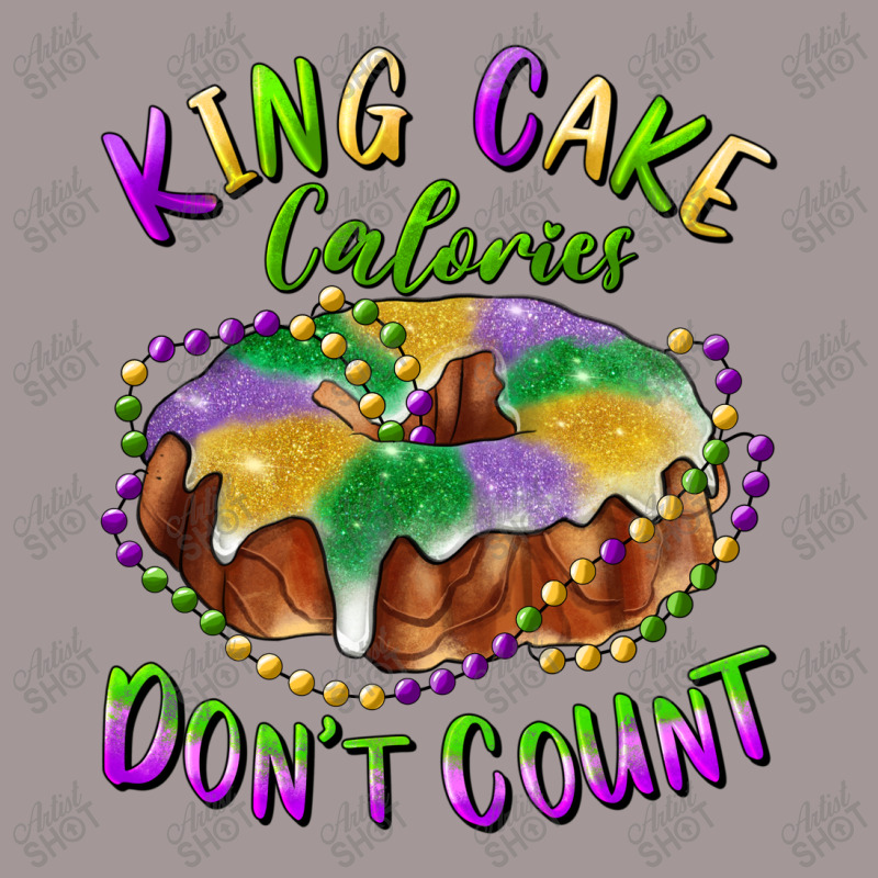 Mardi Gras King Cake Calories Don't Count Vintage Hoodie | Artistshot