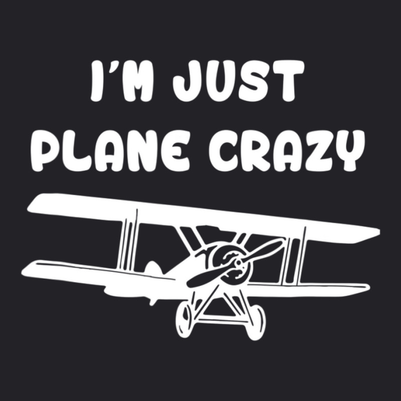 I'm Just Plane Crazy Airplane Pilot Youth Tee by Mata Gibson | Artistshot