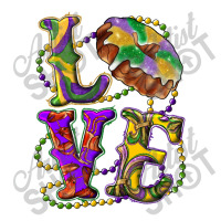 Mardi Gras Love With King Cake Zipper Hoodie | Artistshot