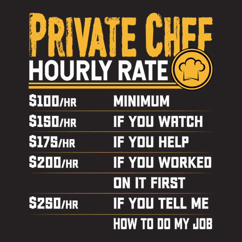 Private Chef Hourly Rate Funny Private Cook Culinary Cooking Long Slee Vintage Cap by cm-arts | Artistshot