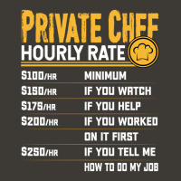 Private Chef Hourly Rate Funny Private Cook Culinary Cooking Long Slee Bucket Hat | Artistshot