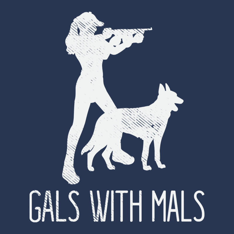 Gals With Mals Belgian Malinois Lover Pullover Hoodie Ladies Denim Jacket by MleczynskiShae | Artistshot