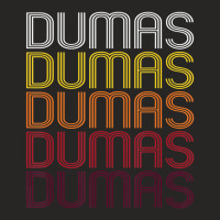 Dumas, Ar Vintage Style Arkansas Ladies Fitted T-shirt | Artistshot