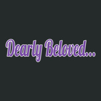 Dearly Beloved Purple 80's Retro 1980's Fun Women's Triblend Scoop T-shirt | Artistshot