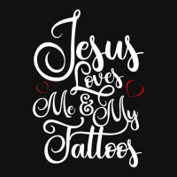 Jesus Loves Me And My Tattoos Gift Baby Beanies | Artistshot