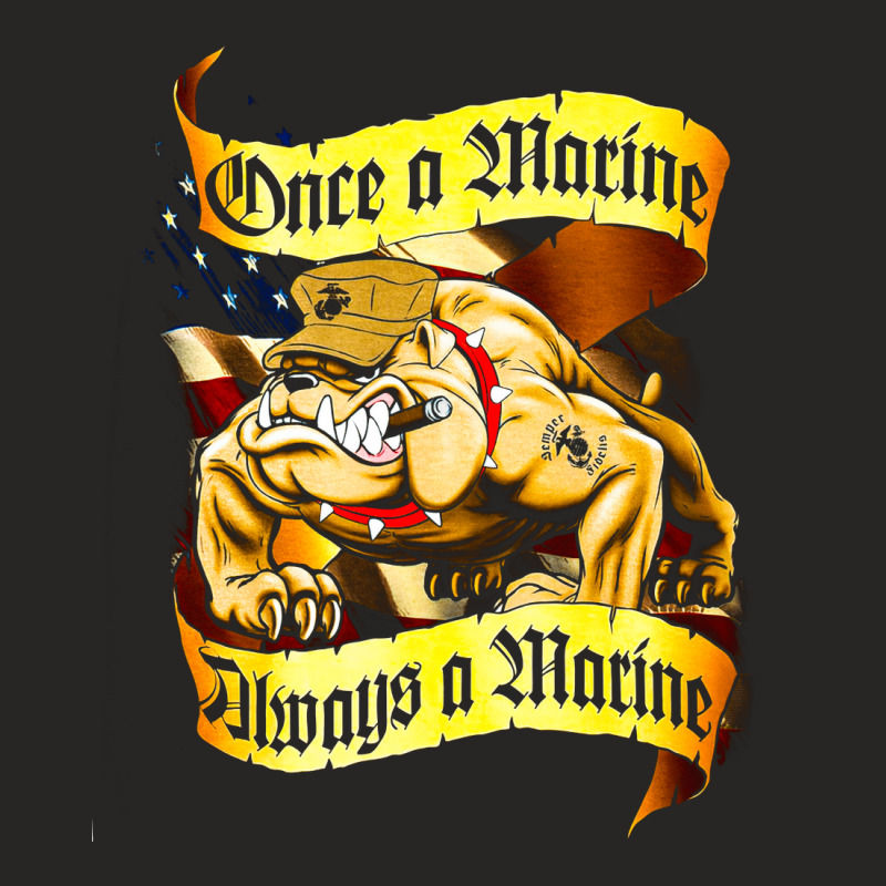 Once A Marine, Once A Marine Art, Once A Marine Vintage, Once A Marine Ladies Fitted T-Shirt by SHDJONJ4 | Artistshot