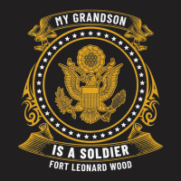 My Grandson Is A Soldier At Fort Leonard Wood Basic Training Premium T T-shirt | Artistshot