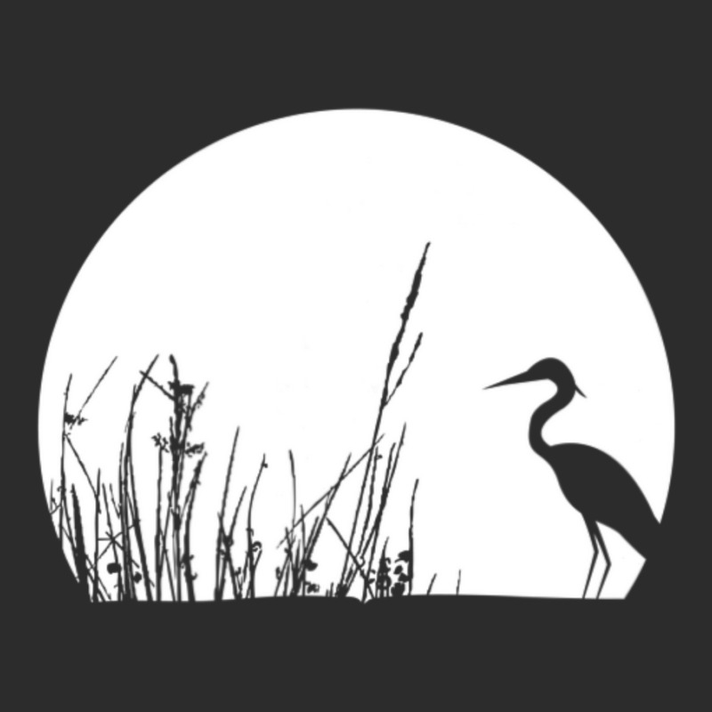 Heron In The Reeds Zen Mood Nature Lovers Exclusive T-shirt | Artistshot