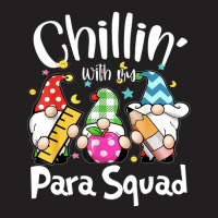 Paraprofessional Para Squad Chillin Gnomes Christmas Teacher T-shirt | Artistshot