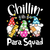 Paraprofessional Para Squad Chillin Gnomes Christmas Teacher Fleece Short | Artistshot