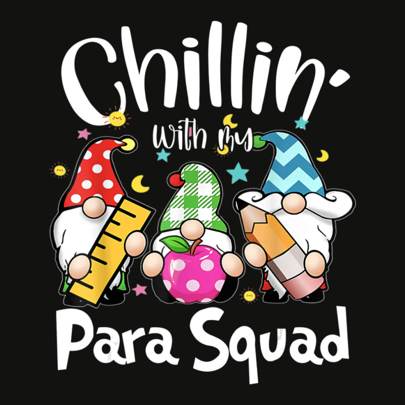 Paraprofessional Para Squad Chillin Gnomes Christmas Teacher Scorecard Crop Tee by cm-arts | Artistshot