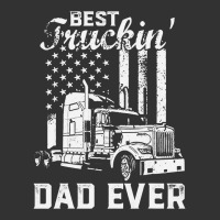 Best Truckin Dad Ever American Flag Father's Day T Shirt Baby Bodysuit | Artistshot