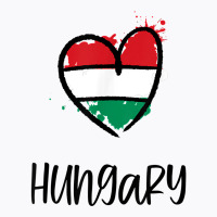 Hungary Heart Art Flag Cute Europe Minimal Hungarian Gift T Shirt T-shirt | Artistshot