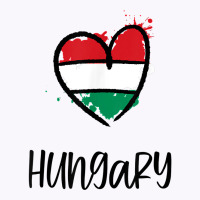 Hungary Heart Art Flag Cute Europe Minimal Hungarian Gift T Shirt Tank Top | Artistshot