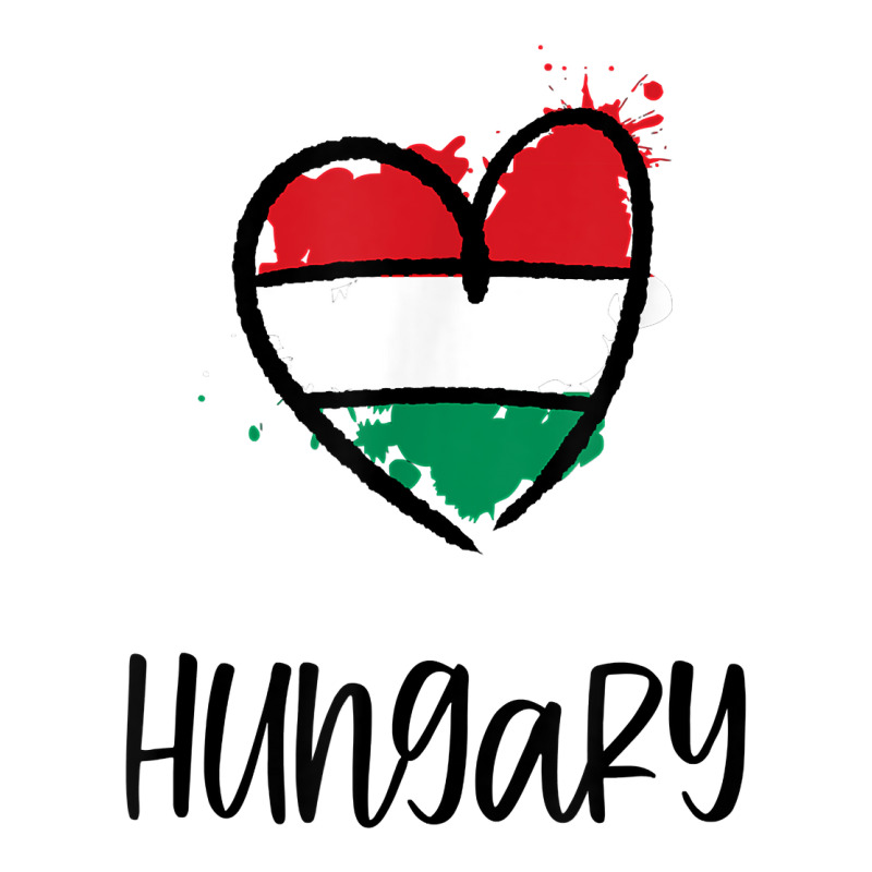 Hungary Heart Art Flag Cute Europe Minimal Hungarian Gift T Shirt Zipper Hoodie by goveteman | Artistshot