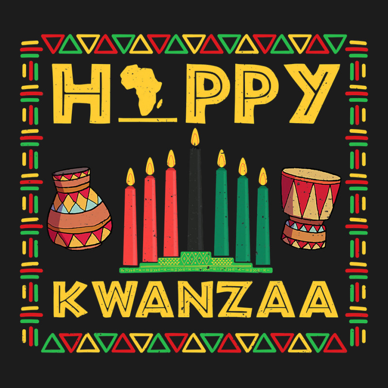 Happy Kwanzaa Kinara Candles Principles African American T Shirt Hoodie & Jogger set by MleczynskiShae | Artistshot