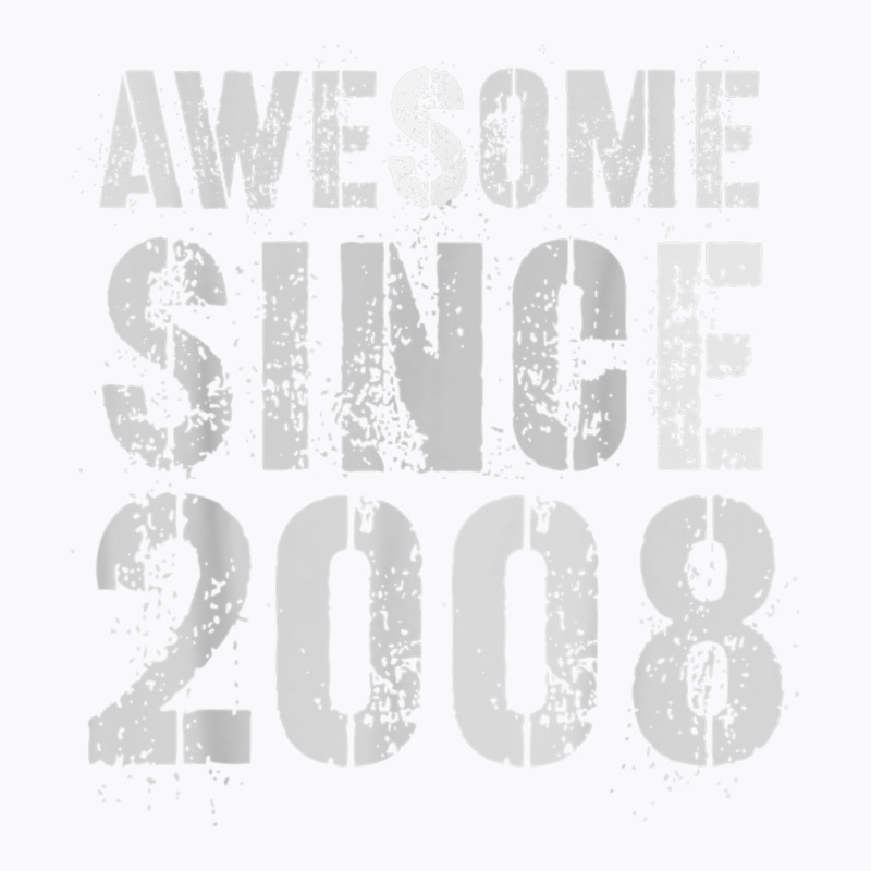 Awesome Since 2008 Vintage 14th Birthday Boy Girl Fourteen T Shirt T-shirt | Artistshot