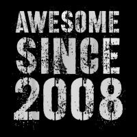 Awesome Since 2008 Vintage 14th Birthday Boy Girl Fourteen T Shirt Zipper Hoodie | Artistshot