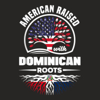 American With Dominican Roots Dominican Republic Dominican T Shirt Ladies Fitted T-shirt | Artistshot