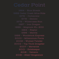 Cedar Point Timeline Ladies Fitted T-shirt | Artistshot