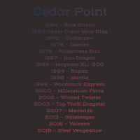 Cedar Point Timeline Racerback Tank | Artistshot