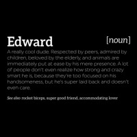 Edward Is A Cool Dude Compliment Baby Tee | Artistshot